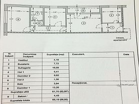 Apartament de vânzare 3 camere în Ploiesti, Nord