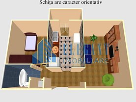 Apartament de închiriat 2 camere în Craiova, 1 Mai