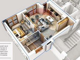 Apartament de vânzare 2 camere în Sibiu, Hipodrom 4
