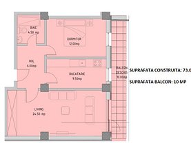 Apartament de vânzare 2 camere în Tulcea, Neptun