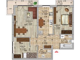 Apartament de vânzare 3 camere în Bucuresti, Titan