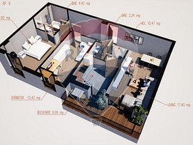 Apartament de vânzare 3 camere în Ramnicu Valcea, Agrement Ostroveni