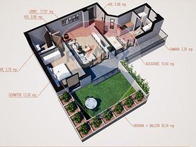 Apartament de vânzare 2 camere în Ramnicu Valcea, Agrement Ostroveni