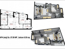 Apartament de vânzare 2 camere în Suceava, George Enescu
