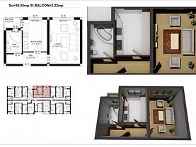 Apartament de vânzare 2 camere în Ipotesti