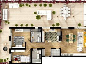 Apartament de vânzare 3 camere, în Oradea, zona Nufărul