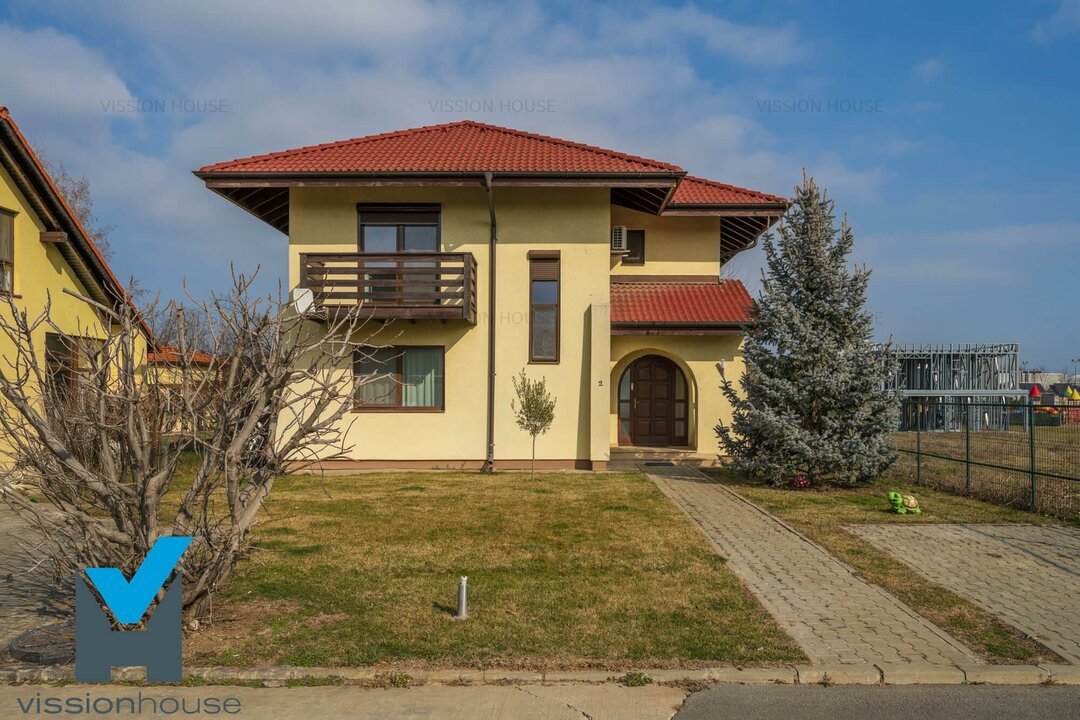 Vila P+1 de inchiriat in Paradisul Verde Corbeanca – teren 613 mp