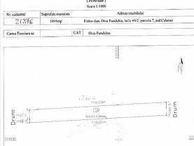 Teren constructii de vânzare, în Fundulea, zona Exterior Sud