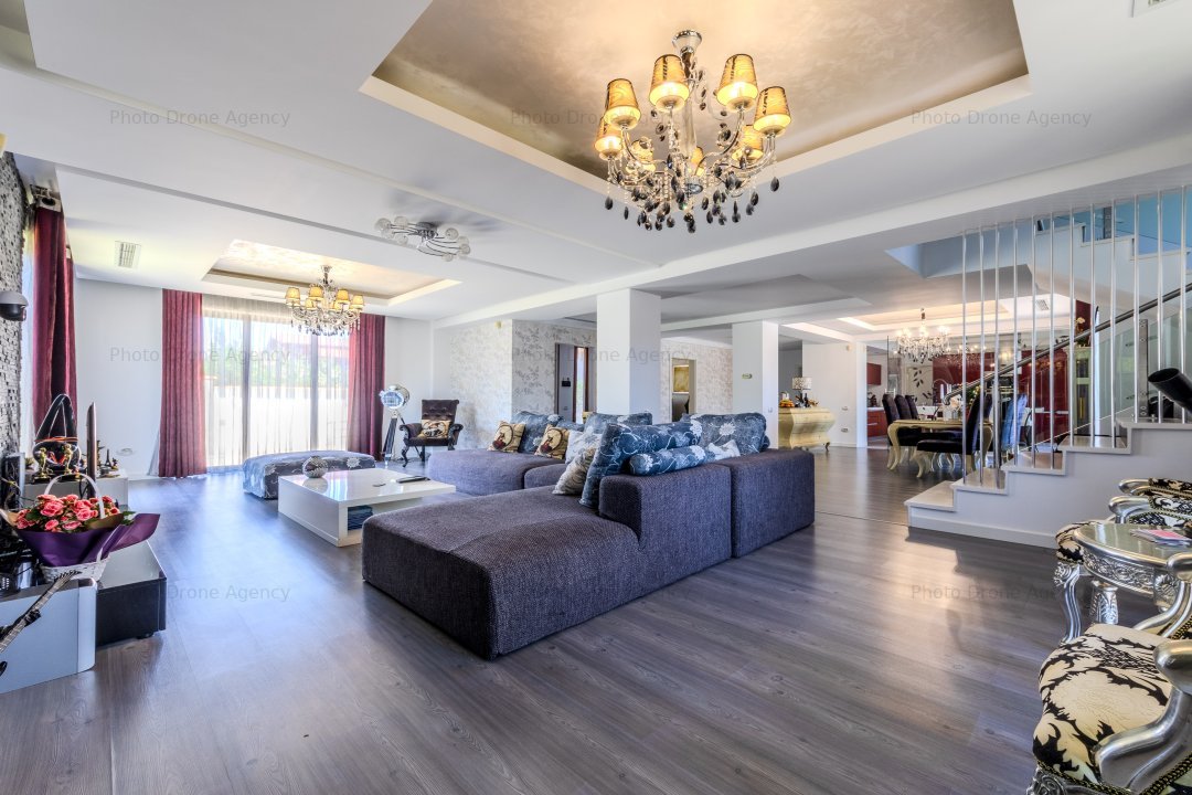 Rosu Rezervelor Vilă V&acirc;nzare P+1 Teren 1181 mp 2Garaje Piscină Canalizare Apa 