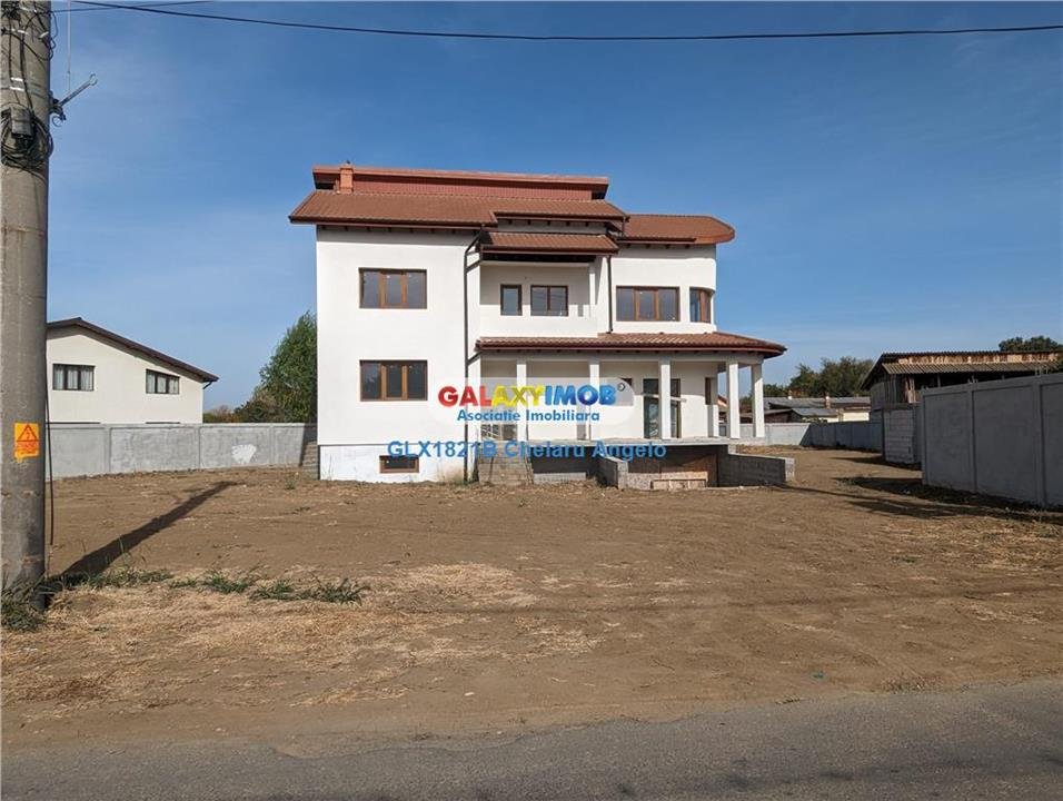 23 km Bolentin-Palanca,vila 450 mp,5 cam. D+P+1+M,teren 1500 mp,rate
