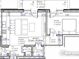 Apartament de vânzare 2 camere, în Cluj-Napoca, zona Baciu
