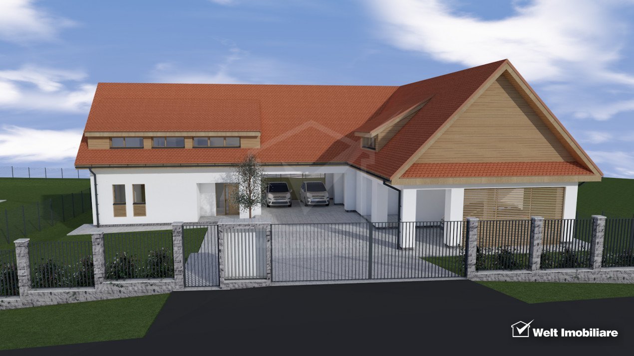 Duplex  nou  |  4 camere | 150mp utili | 800 mp teren | Sat. Aiton