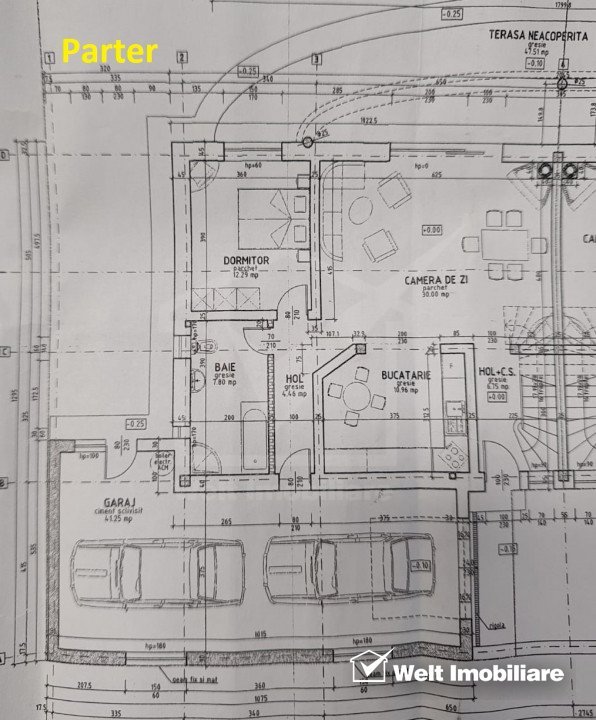 Casa cuplata cu doua unitati locative, Tauti, D+P+1+Pod, SU 255 mp, teren 400 mp
