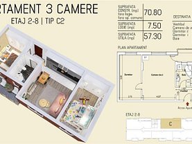 Apartament de vânzare 3 camere, în Arad, zona Central