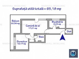 Apartament de vânzare 2 camere, în Ploieşti, zona Cina