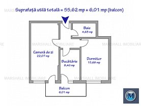 Apartament de vânzare 2 camere, în Ploieşti, zona Albert