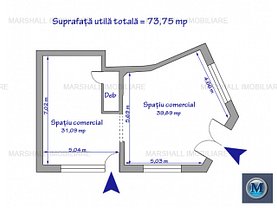 Închiriere spaţiu comercial