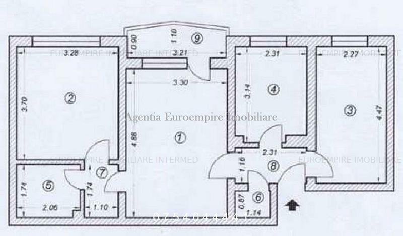 Apartament de vanzare in Constanta, Tomis III - 3 camere confort 1