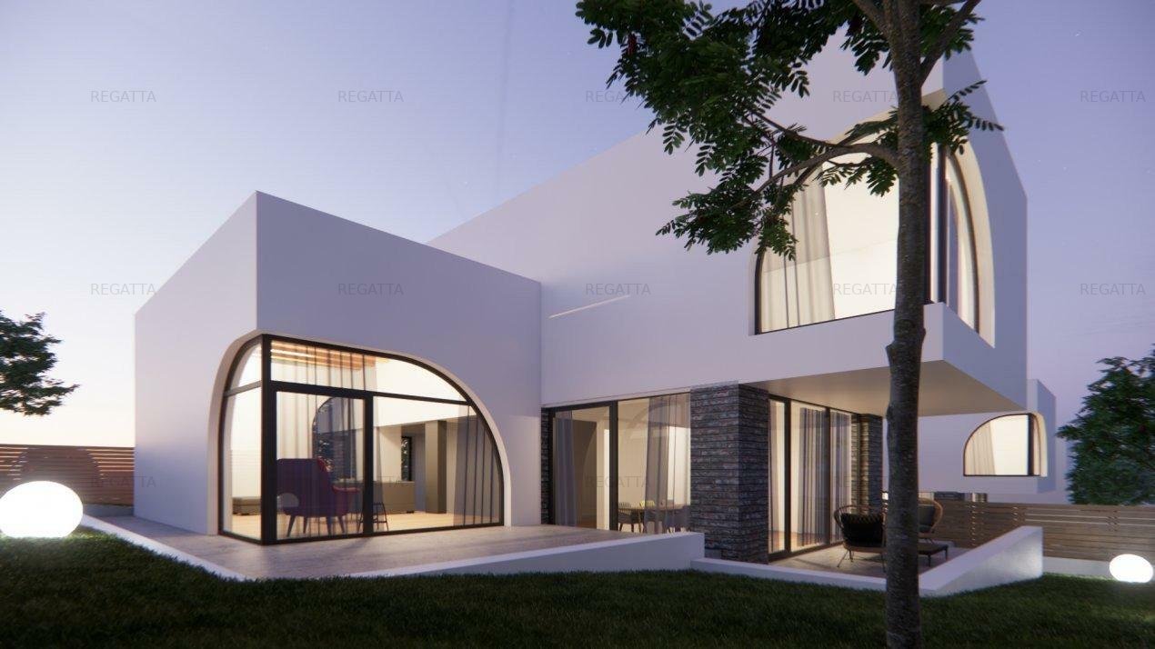 Vila Lux cu vedere la LAGUNA ALBASTRA - teren disponibil piscina