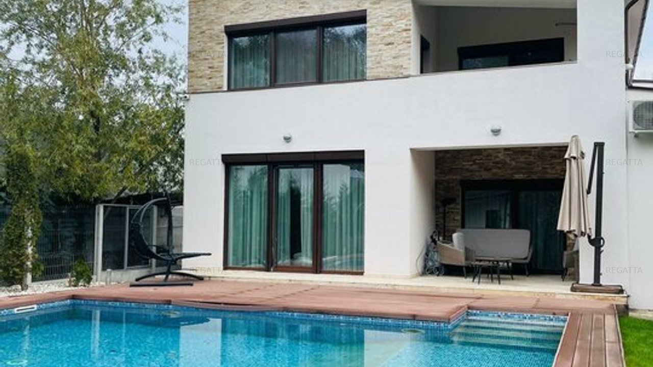 VILA SUPERBA LANGA PADURE CU PISCINA SI TEREN GENEROS LANGA MEGA IMAGE