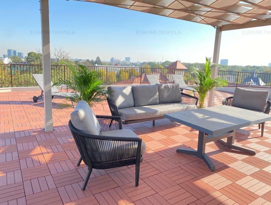 Penthouse 6 camere, terase 400mp, 3 locuri parcare Kiseleff