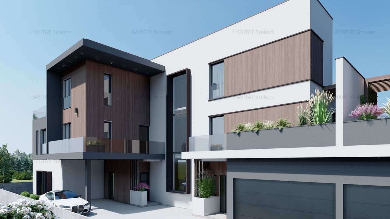 VILA IANCU NICOLAE, stil mediteranean, 5 dormitoare, 3 terase, gradina