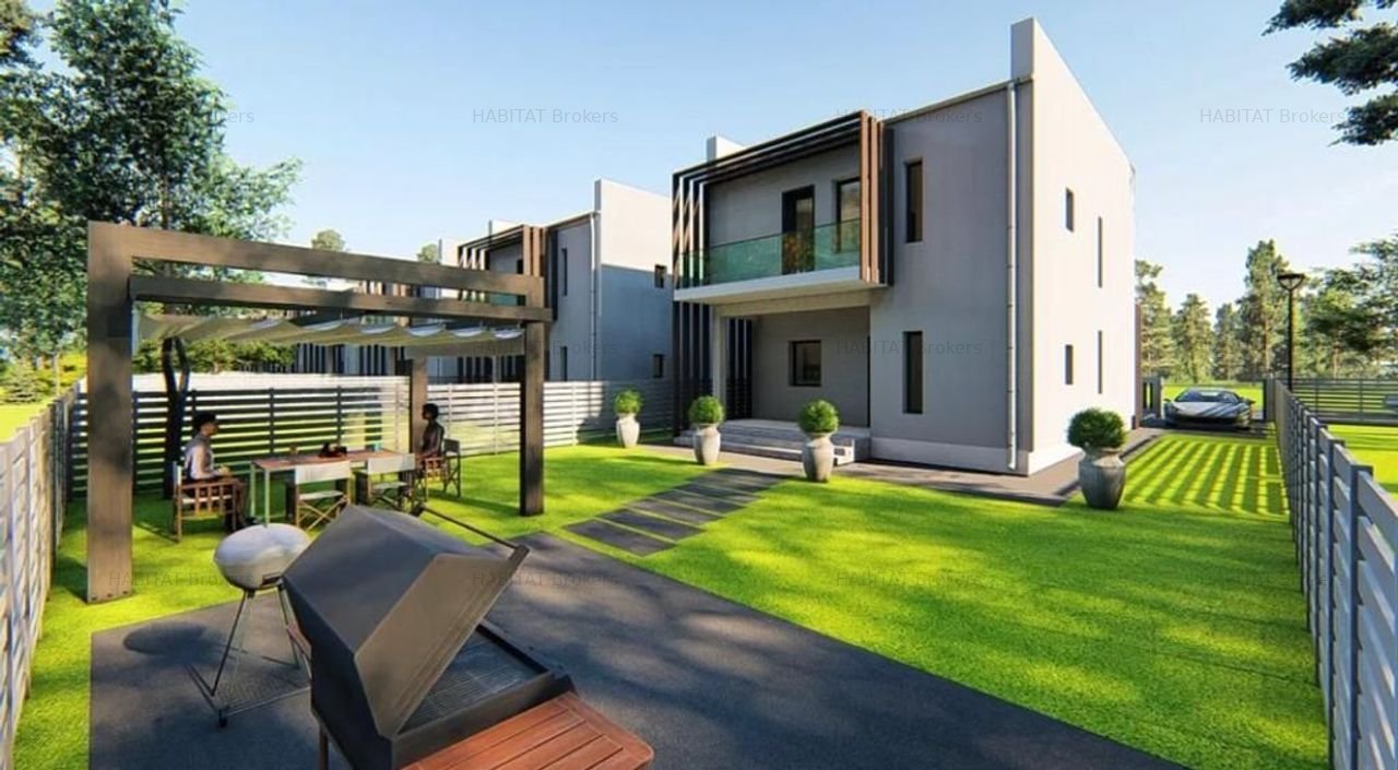 Vila individuala 4 camere | Panouri fotovoltaice si pompa de caldura