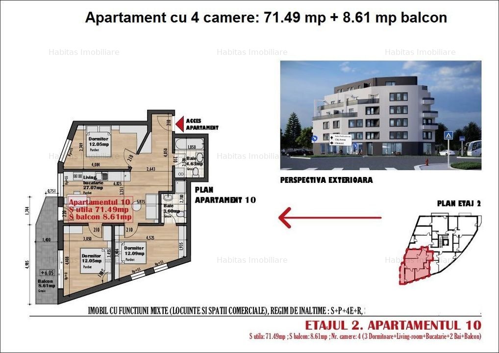 Apartament cu 4 camere in Iris bloc nou - imaginea 1