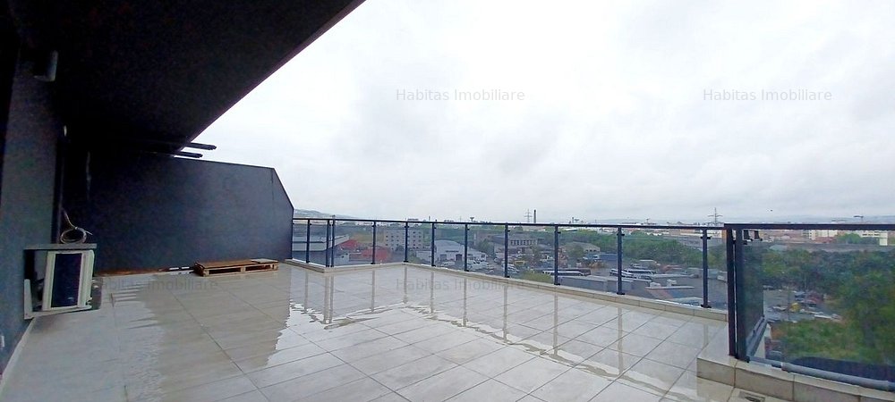 Penthouse finisat 75 mp utili+77 terasa+parcare subterana, zona Iris - imaginea 0 + 1