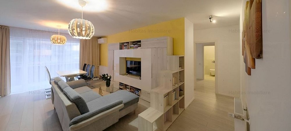 3 camere, mobilat si utilat cu parcare, in Grand Park Residence - imaginea 0 + 1