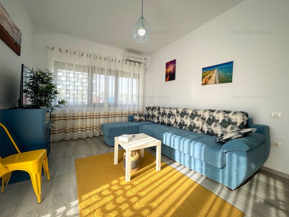Apartament cu 2 camere Mamaia Nord - Prima linie la mare cu parcare