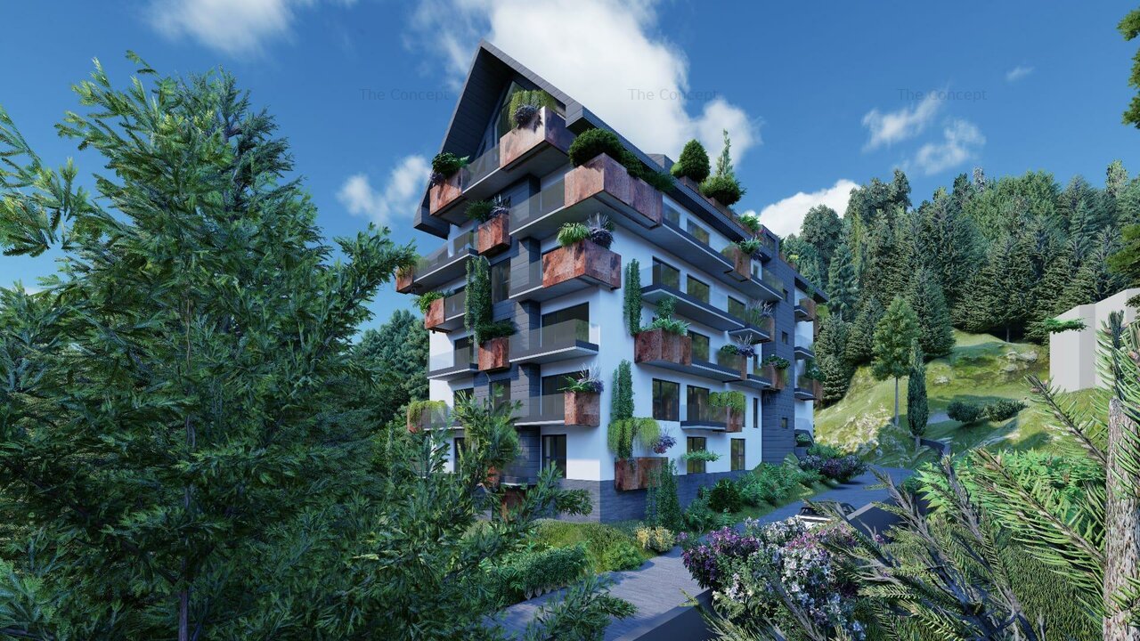 Duplex de 3 camere pe 2 nivele in centrul statiunii --- Bloc nou