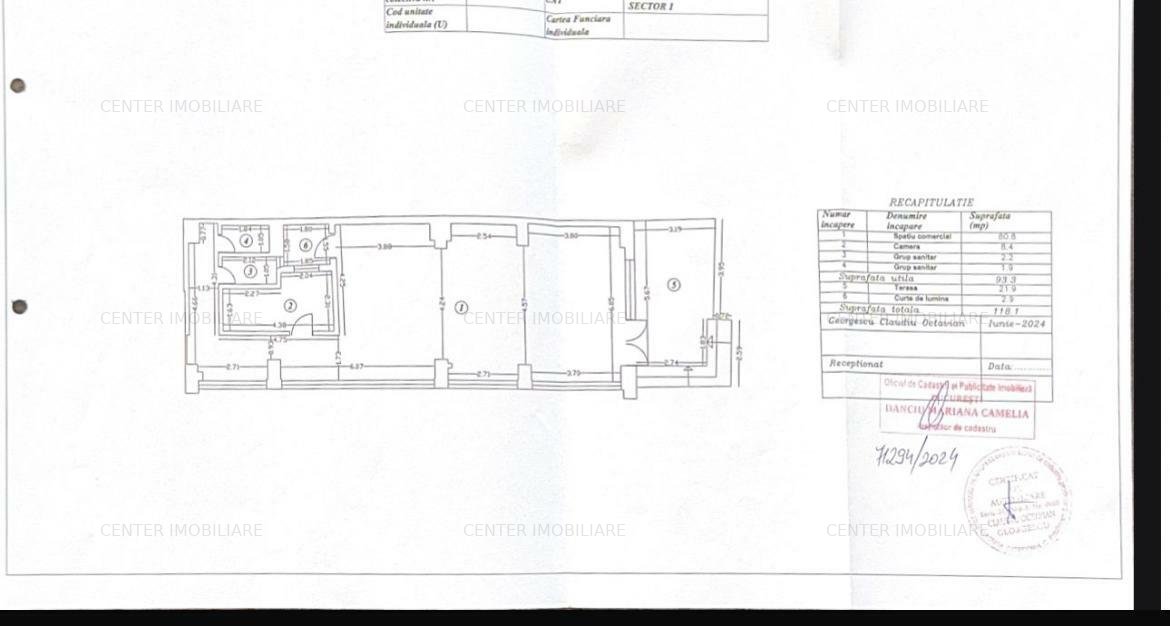 Spatiu deosebit comercial, vanzare / inchiriere | 93mp + terasa | Aviatorilor