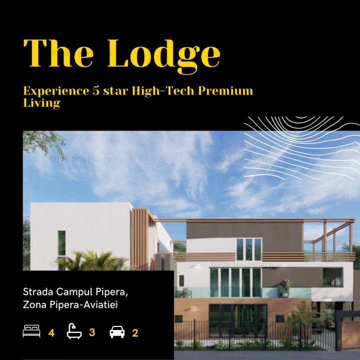 Pipera - Aviatiei, THE LODGE Villas - Experience 5 star High-Tech Premium Living - imaginea 1