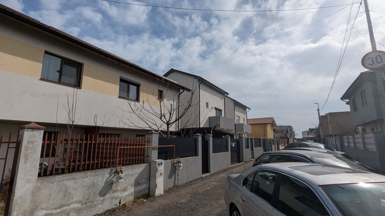 Casa tip duplex, zona rezidentiala din Popesti-Leordeni, Ilfov, mutare rapida
