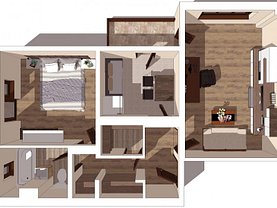 Apartament de închiriat 2 camere în Targu-Jiu, Unirii