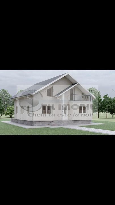 Casă la gri + teren 1450 mp în Rediu, Iaşi - 140.000 euro