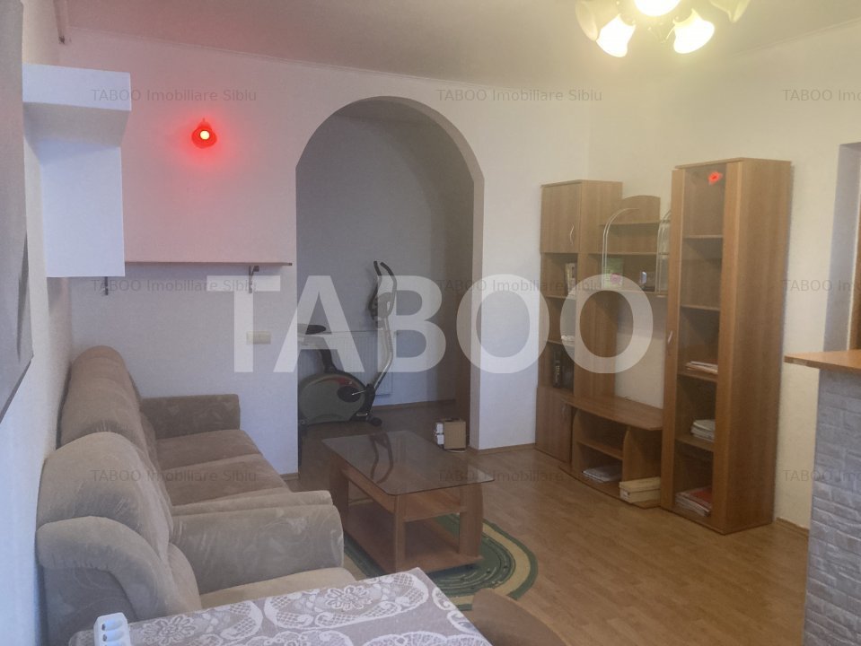 Apartament mobilat utilat 2 camere de inchiriat Sibiu zona Siretului - imaginea 2