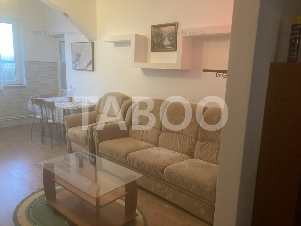 Apartament mobilat utilat 2 camere de inchiriat Sibiu zona Siretului - imaginea 9