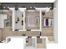 Apartament de vânzare 3 camere, în Tulcea, zona Big