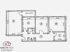 Apartament de vânzare 3 camere în Tulcea, E3