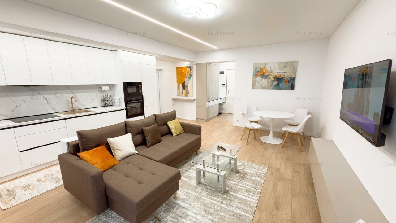 Apartament 2 camere mobilat si utilat nou la bloc Flamingo 2