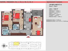 Apartament de vânzare 3 camere, în Bucureşti, zona Calea Călăraşilor