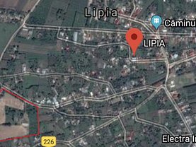 Teren construcţii de vânzare în Lipia