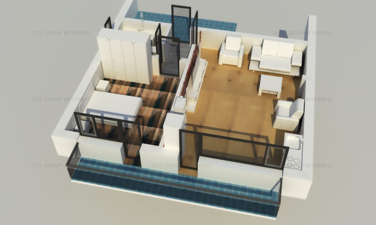 OCAZIE!!! Constanta - Primo - proiect 2021, apartamente de 2 camere, la cheie - imaginea 3