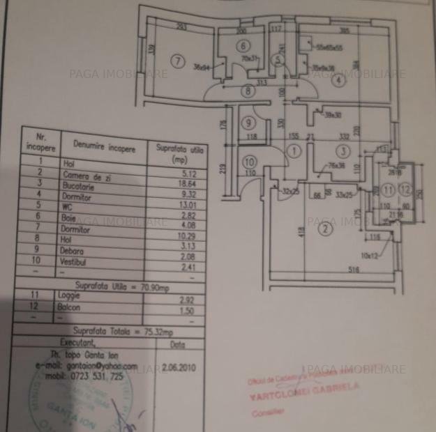 Apartament 3 camere , Oras Magurele - Centru
