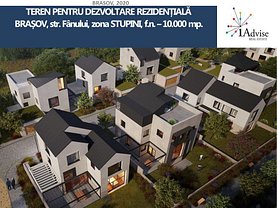 Teren constructii de vânzare, în Braşov, zona Stupini