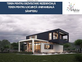 Teren constructii de vânzare, în Sânpetru