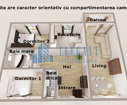 Apartament de închiriat 3 camere, în Craiova, zona Cornitoiu