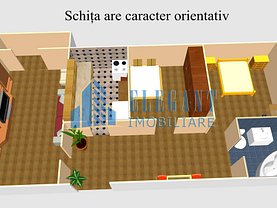 Apartament de închiriat 3 camere în Craiova, 1 Mai